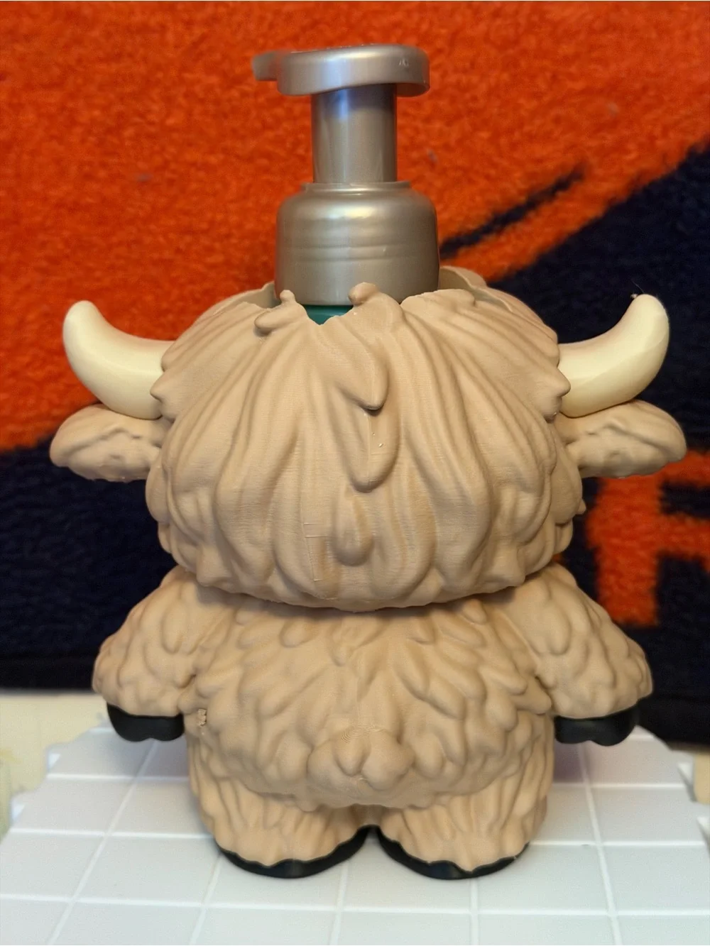 Highland Cow Bath and Body Works Soap Holder by 3d print